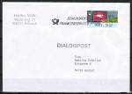 Bund ATM 9 "Briefe empfangen" - Marke zu 0,32  als portoger. EF auf Inlands-Dialogpost bis 20g vom Jan.-Dez. 2022, codiert