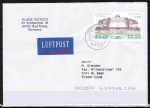 Bund 2398 als portoger. EF mit 144 Cent Ludwigsburg auf Auslands-Kompakt-Brief 20-50g von 2011-2012 in die Niederlande, codiert
