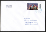 Bund 3930 als portoger. EF mit 180 Cent Semperoper aus Bogen mit Rand auf Inlands-Brief 14x20 cm von 2025-2026, 20 cm lang