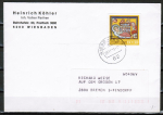 Bund 1066 als portoger. EF mit 60 Pf Weihnachten 1980 auf Inlands-Brief bis 20g von 1980-1982