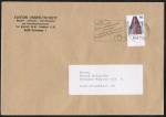 Bund 1379 als portoger. EF mit 40 Pf SWK aus Bogen auf Inlands-Massendrucksache 20-30g von 1988-1989 14x20 cm