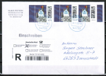 Bund 3875 als portoger. MeF mit 3x 125 Cent Briefe-DS aus Bogen mit SR auf Inl.-berg.-Einschreibe-Brief 20-50g von 2025-2026, codiert