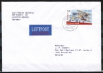 Bund 2698 als portoger. EF mit 145 Cent Hans-Grade-Flieger auf Auslands-Brief 20-50g von 2011-2012 nach Belgien, codiert