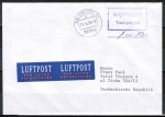 Bund - Europa-Brief mit Taxe percue-Stempel - wohl Internationaler Antwortschein eingetauscht / eingelöst, von 1998 nach Tschechien