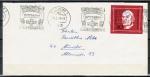 Bund 556 als portoger. EF mit 30 Pf Robert Schumann EZM aus Adenauer-Block auf Inlands-Brief bis 20g von 1968-1969
