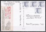 Bund 913 als portoger. MeF mit 4x 10 Pf B+S - Serie Buchdruck aus Rolle auf Inlands-Postkarte von 1977-1978 - im Ankauf gesucht !