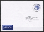 Bund 997 als portoger. EF mit 90 Pf B+S - Marke aus Rolle auf Auslands-Brief bis 20g von 1979-1982 nach Polen, AnkStpl.
