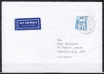 Bund 1142 als portoger. EF mit 280 Pf B+S - Serie aus Rolle auf Luftpost-Brief 15-20g von 1982-1989 nach Australien