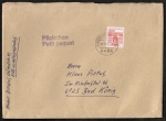 Bund 1143 als portoger. EF mit 300 Pf B+S - Serie aus Rolle im Letterset-Druck auf Inlands-Pckchen von 1987-1989, ca. 14x20 cm
