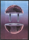 Ansichtskarte von Michel Granger - "Pol plus - Pol Minus" (1976)