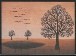 Ansichtskarte von W. Grönemeyer - "Baumlandschaften" (9009)