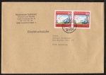 Bund 1577 als portoger. MeF mit 2x 100 Pf Sorbische Sagen auf Briefdrucksache 50-100g von 1992, 14x20 cm