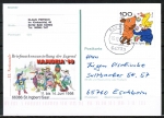 Bund 1990 als Sonder-Ganzsachen-Postkarte PSo 53 - 100 Pf Jugend 1998 Maus - 1998 portoger. als Inlands-Postkarte gelaufen, codiert