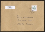 Bund 1433 als portoger. EF mit 300 Pf F. Hensel auf Inlands-Brief ber 50g /14x20 cm von 1993-2002