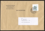 Bund 1342 als GAA aus P 142 / P 145 / 80 Pf SWK-Serie (Ausl.-Pk!) als portoger. EF auf Inl.-Bchersendung ber 100g verwendet