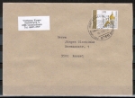 Bund 1535 als portoger. EF mit 170 Pf SWK aus Bogen mit UR auf kleinformat. Inl.-Brief 20-50g von 1991-1993