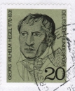 Bund 617 als portoger. EF mit 20 Pf Hegel auf Inlands-Postkarte oder Briefdrucksache von 1970-1971 im Ankauf gesucht !