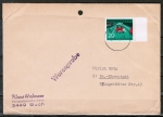 Bund 672 als portoger. EF mit 20 Pf "Verkehrsregeln" auf Warensendung bis 20g von 1971-1972, Stempelmngel