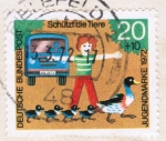 Bund 711 als portoger. EF mit 20 Pf Jugend 1972 auf Inlands-Drucksache bis 20g von 1972 im Ankauf gesucht !