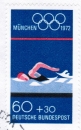 Bund 722 als portoger. EF mit 60 Pf Schwimmen aus dem Oly-Satz vom Juni 1972 auf Inl.- oder Ausl.-Brief vom Juni 1972 im Ankauf gesucht !