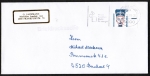Bund 1374 als portoger. EF mit 70 Pf SWK Nofretete aus Bogen auf Briefdrucksache bis 20g von 1988 / 1989