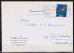 Bund 521 als portoger. EF mit 20 Pf Drehstrombertragung auf Inlands-Postkarte oder Briefdrucksache von 1966-1968 - im Ankauf gesucht !