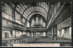 Ansichtskarte Rietschen, Kirche innen, 1916