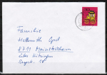 Bund 516 als portoger. EF mit 30 Pf FIP Mnchen auf Inlands-Brief bis 20g von 1966-1968