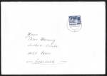 DDR 2650 - 80 Pf als portoger. EF auf Ausl.-Brief ber 20g im DDR-Tarif vom Juni 1990 nach sterreich, AnkStpl.