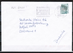 Bund 1342 als portoger. EF mit 80 Pf SWK C/o.g. aus MH auf Briefdrucksache bis 20g von 1989-1993, codiert, Oberklappe fehlt