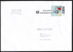 Bund 3736 als portoger. EF mit 61 Cent Briefe-Dauerserie aus Bogen mit SR auf Inlands-Dialogpost 14x20 cm ber 50g von 2023