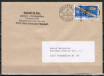 Bund 1523 als portoger. EF mit 50 Pf Luftpostbef�rderung auf Massendrucksache 30-40g von 1991-1993, B6-Format