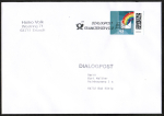 Bund 3735 als portoger. EF mit 48 Cent Briefe-Dauerserie aus Bogen mit Seitenrand auf Inlands-Dialogpost 14x20 cm / bis 50g von 2023
