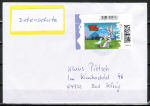 Bund 3928 als portoger. EF mit 95 Cent Bugs Bunny als im Code-Feld besch�digte Marke mit Nachtr�glich entwertet-Stempel auf Inlands-Brief bis 20g, codiert