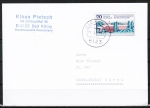 Bund 976 als portoger. EF mit 70 Pf Interparlam. Konferenz auf Auslands-Postkarte von 1987 in die UdSSR, AnkStpl.