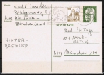 Bund 914 o.g. als portoger. MiF mit 30 Pf B+S oben geschn. aus MH im Buchdruck als Zusatz auf 30 Pf GA-Pk als Inl.-Postkarte von 1984, codiert