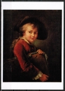 Ansichtskarte von Frandoir Hubert Drouais (1727-1775) - "Der junge Schüler" (Luovre)