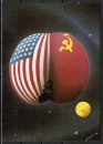 Ansichtskarte von Ernst. - (USA - UdSSR und Europa als Hintern dargestellt ... ) (1986)