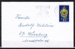 Bund 765 als 20 Pf überfrankierte EF mit 70 Pf IBRA aus Bogen auf Inlands-Brief bis 20g von wohl Dezember 1974