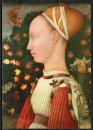 Ansichtskarte von Antonio Pisanello (1395-1455) - "Prinzessin der Familie von Este"