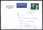 Bund 2076 als portoger. EF mit 300 Pf Richard Strauss auf Inlands-Brief oder Übersee-Luftpost-Brief bis 20g von 1999-2002 im Ankauf gesucht !