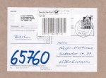 Bund 2197 EF mit 720 Pf / 3,68 ¤ SWK aus Bogen auf Inlands-Päckchen-Adresse von 2001-2003, mit Label