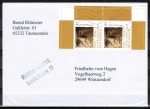Bund 2726 als portoger. MeF mit 2x 45 Ct. Golo Mann auf Inlands-Brief 20-50g von 2012, codiert