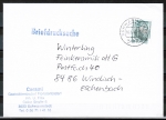 Bund 1342 als portoger. EF mit 80 Pf SWK aus Rolle auf Briefdrucksache bis 20g von 1989-1993, codiert