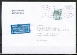 Bund 1342 als portoger. EF mit 80 Pf SWK aus Rolle auf VGO-Luftpost-Brief vom März 1991 nach Portugal