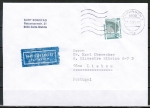 Bund 1342 als portoger. EF mit 80 Pf SWK aus Rolle auf VGO-Luftpost-Brief vom Mrz 1991 nach Portugal