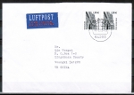 Bund 2301 als portoger. MeF mit 2x 1,00  SWK aus Rolle, Sicherheitsaufdruck ganzflchig, auf Luftpost-Brief 20-50g von 2003-2008 im Ankauf gesucht !