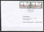 Bund 654 als portoger. MeF mit 2x 20 Pf "Freiburg" auf Inlands-Drucksache bis 20g von 1981