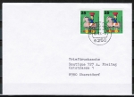 Bund 706 als portoger. MeF mit 2x 25 Pf Wohlfahrt 1971 auf Briefdrucksache bis 20g von 1981
