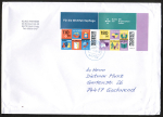 Bund 3886+3887 als portoger. Zdr.-EF mit 110 + 180 Cent Wohlfahrt 2025 aus MH auf C5-Inlands-Brief �ber 2 cm Dicke von 2025-2026, 23 cm lang